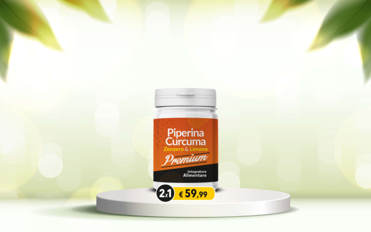 Scopri piperina e curcuma premium: detox naturale per benessere e dimagrimento